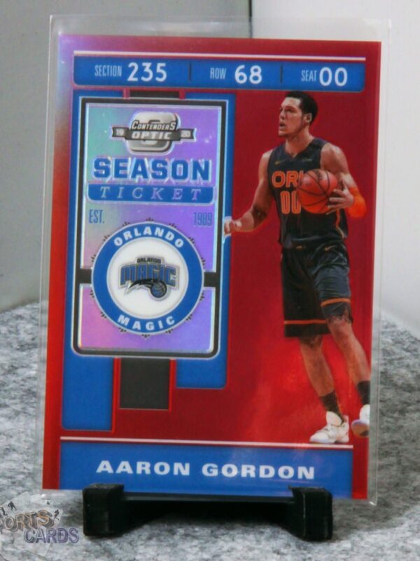 2019-20 Aaron Gordon #29 Panini Contenders Optic Red Prizm-stand