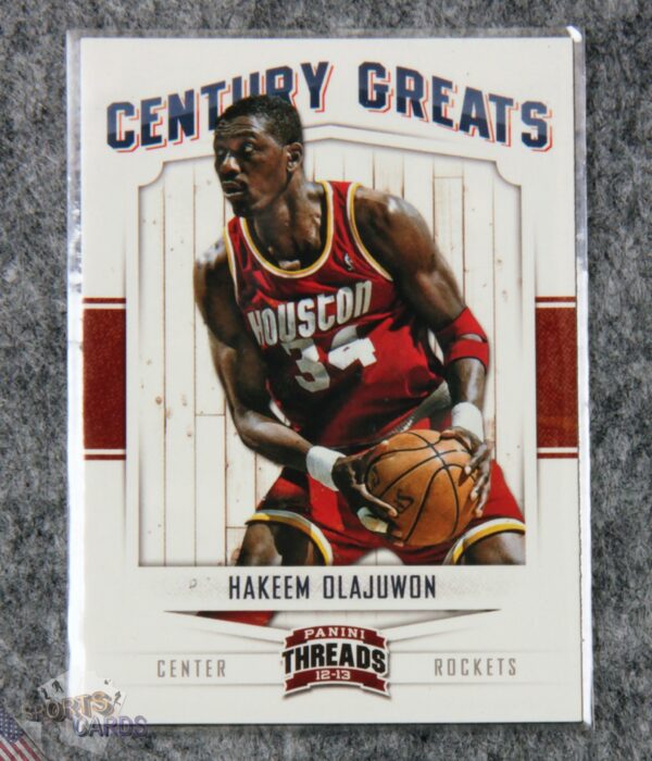 2012-13 Hakeem Olajuwon #8 Panini Threads Century Greats
