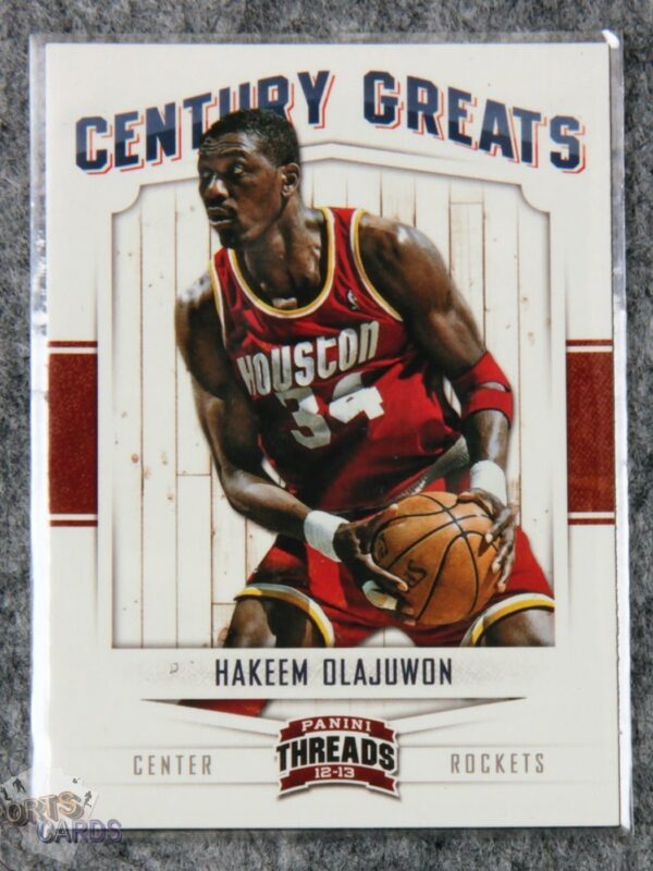 2012-13 Hakeem Olajuwon #8 Panini Threads Century Greats-front