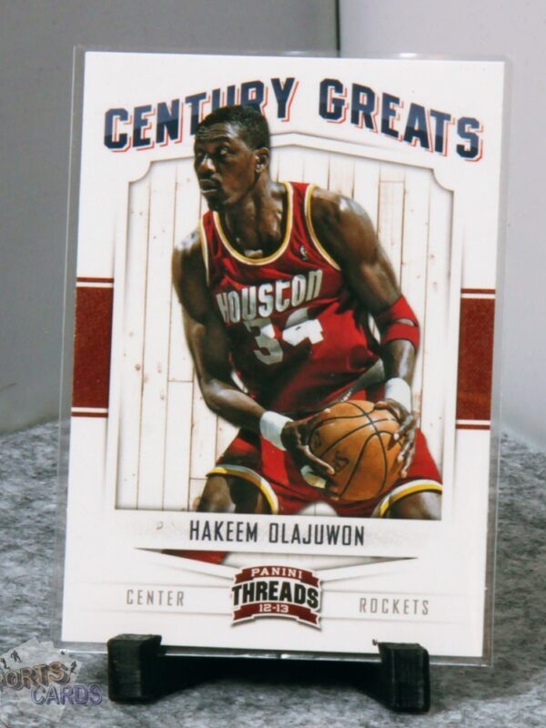 2012-13 Hakeem Olajuwon #8 Panini Threads Century Greats-stand