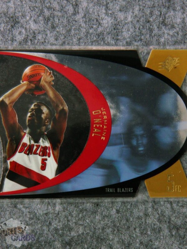 1997-98 Jermaine O'Neal #SPX39 Upper Deck SPx Die-Cut Hologram