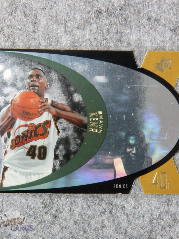 1997-98 Shawn Kemp #SPX42 Upper Deck SPx Die-Cut Hologram Gold