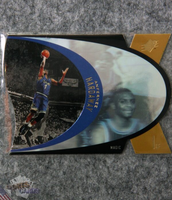 1997-98 Anfernee Hardaway #SPX34 Upper Deck SPx Die-Cut Hologram Gold