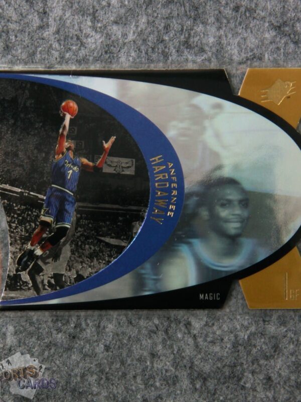 1997-98 Anfernee Hardaway #SPX34 Upper Deck SPx Die-Cut Hologram Gold