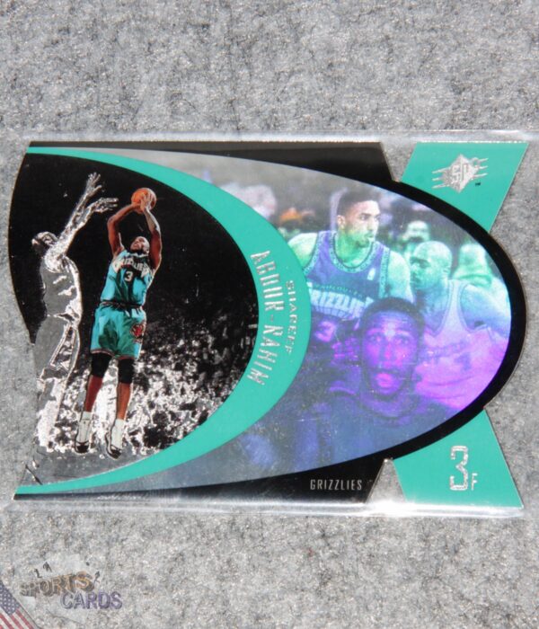 1997-98 Shareef Abdur-Rahim #SPX48 Upper Deck SPx Die-Cut Hologram-front