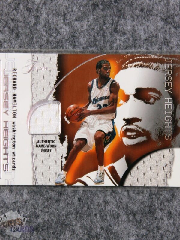2001-02 Richard Hamilton #RH Fleer Jersey Heights