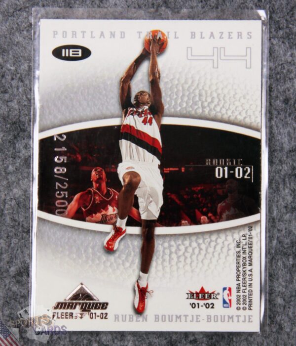 2001-02 Zach Randolph #118 Fleer Marquee Rookie /2500-back