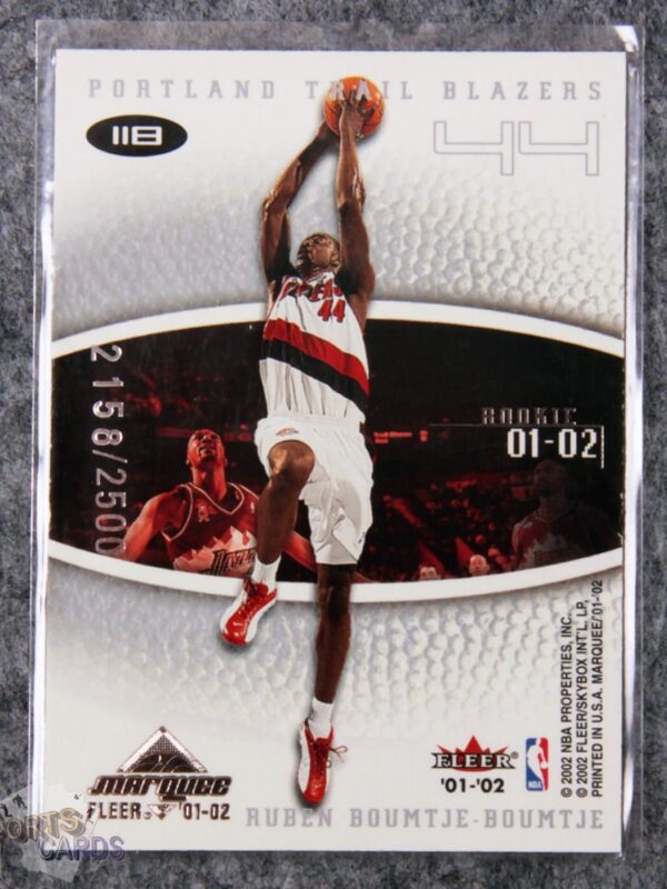 2001-02 Zach Randolph #118 Fleer Marquee Rookie /2500-back