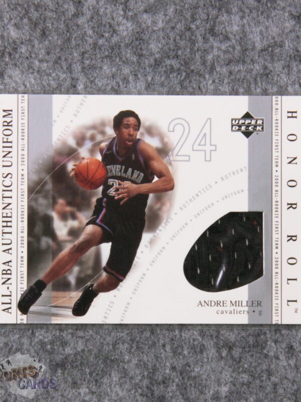 2002-03 Andre Miller #AM Upper Deck Honor Roll All-NBA Authentic Uniform