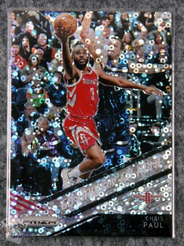 2018-19 Chris Paul #10 Panini Prizm Go Hard or Go Home Fast Break Prizm-front