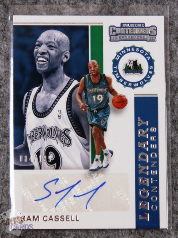 2019-20 Sam Cassell #LC-SCL Panini Legendary Contenders Signature /49-front