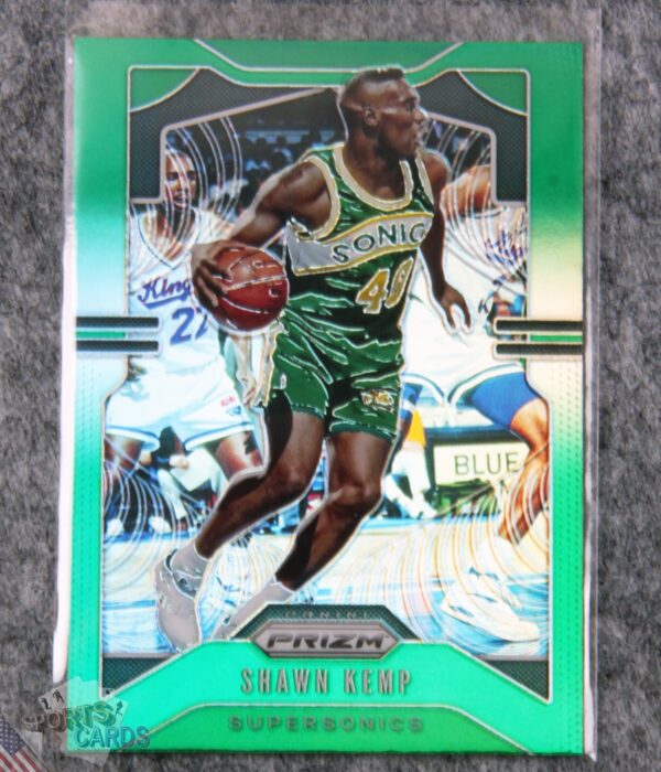 2019-20 Shawn Kemp #14 Panini Prizm Green Prizm-front