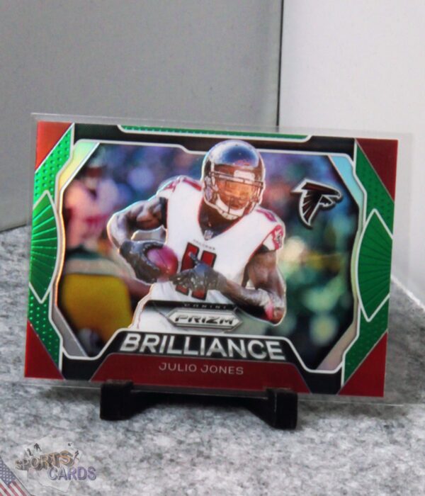 2019 Julio Jones #B-JJ Panini Prizm Brilliance Green Prizm-stand