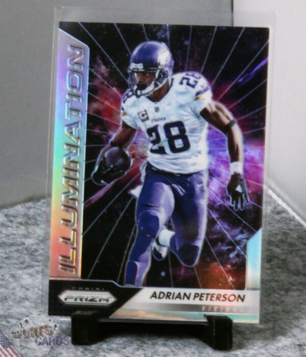2016 Adrian Peterson #7 Panini Prizm Illumination Prizm-stand