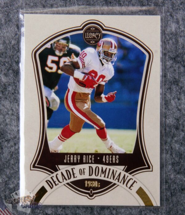 2021 Jerry Rice #DD-5 Panini Legacy Decade of Dominance-front