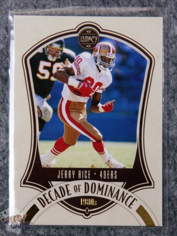 2021 Jerry Rice #DD-5 Panini Legacy Decade of Dominance