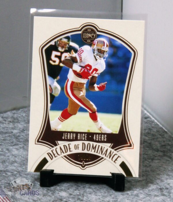 2021 Jerry Rice #DD-5 Panini Legacy Decade of Dominance-stand