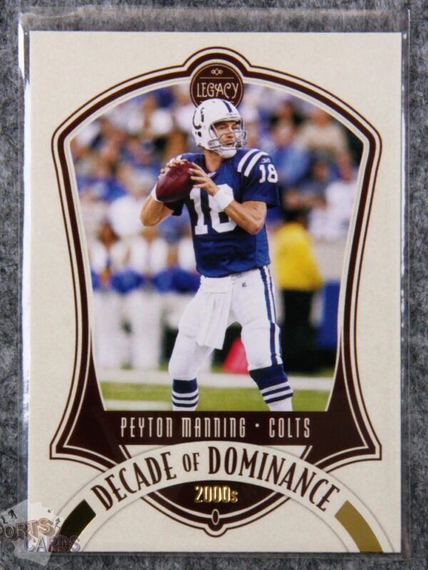 2021 Peyton Manning #DD-12 Panini Legacy Decade of Dominance