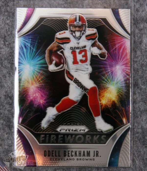 2019 Odell Beckham Jr #FW-OB Panini Prizm Fireworks-front