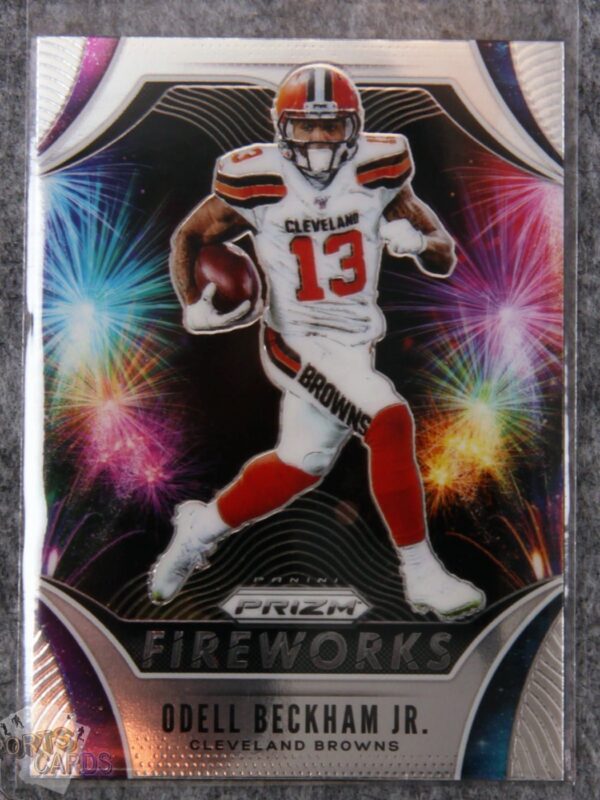2019 Odell Beckham Jr #FW-OB Panini Prizm Fireworks-front