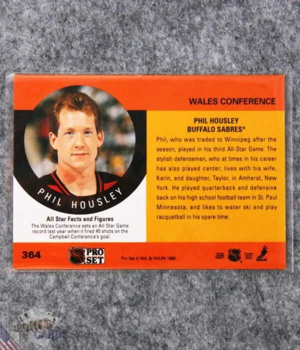 1990-91 Phil Housley #364 Pro Set NHL All-Star-back