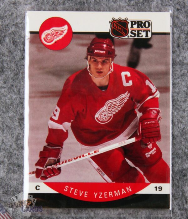 1990-91 Steve Yzerman #79 Pro Set-front