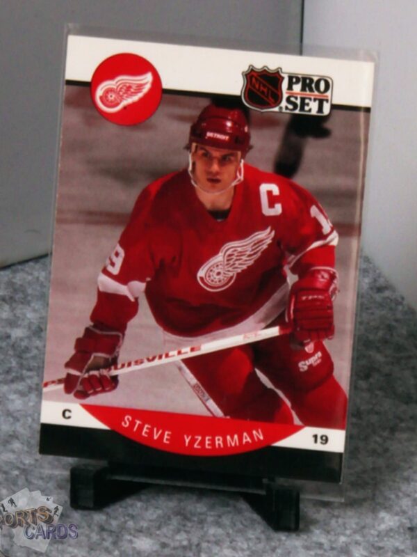 1990-91 Steve Yzerman #79 Pro Set - Afbeelding 2
