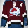 Peter Forsberg #21 Colorado Avalanche Away Throwback NHL Hockey Jersey-front