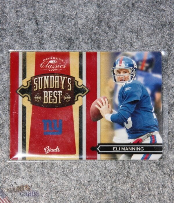 2009 Eli Manning #17 Panini Donruss Classics Sunday's Best /250-front