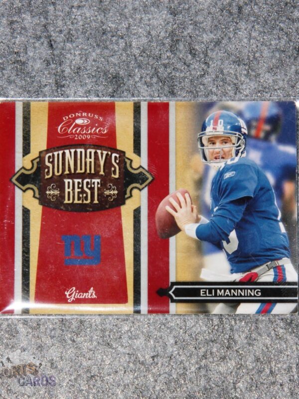 2009 Eli Manning #17 Panini Donruss Classics Sunday's Best /250-front