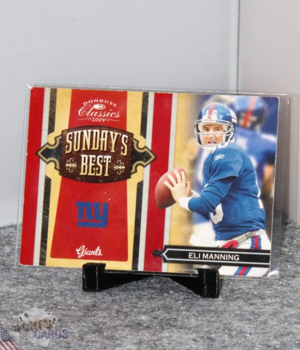 2009 Eli Manning #17 Panini Donruss Classics Sunday's Best /250-stand