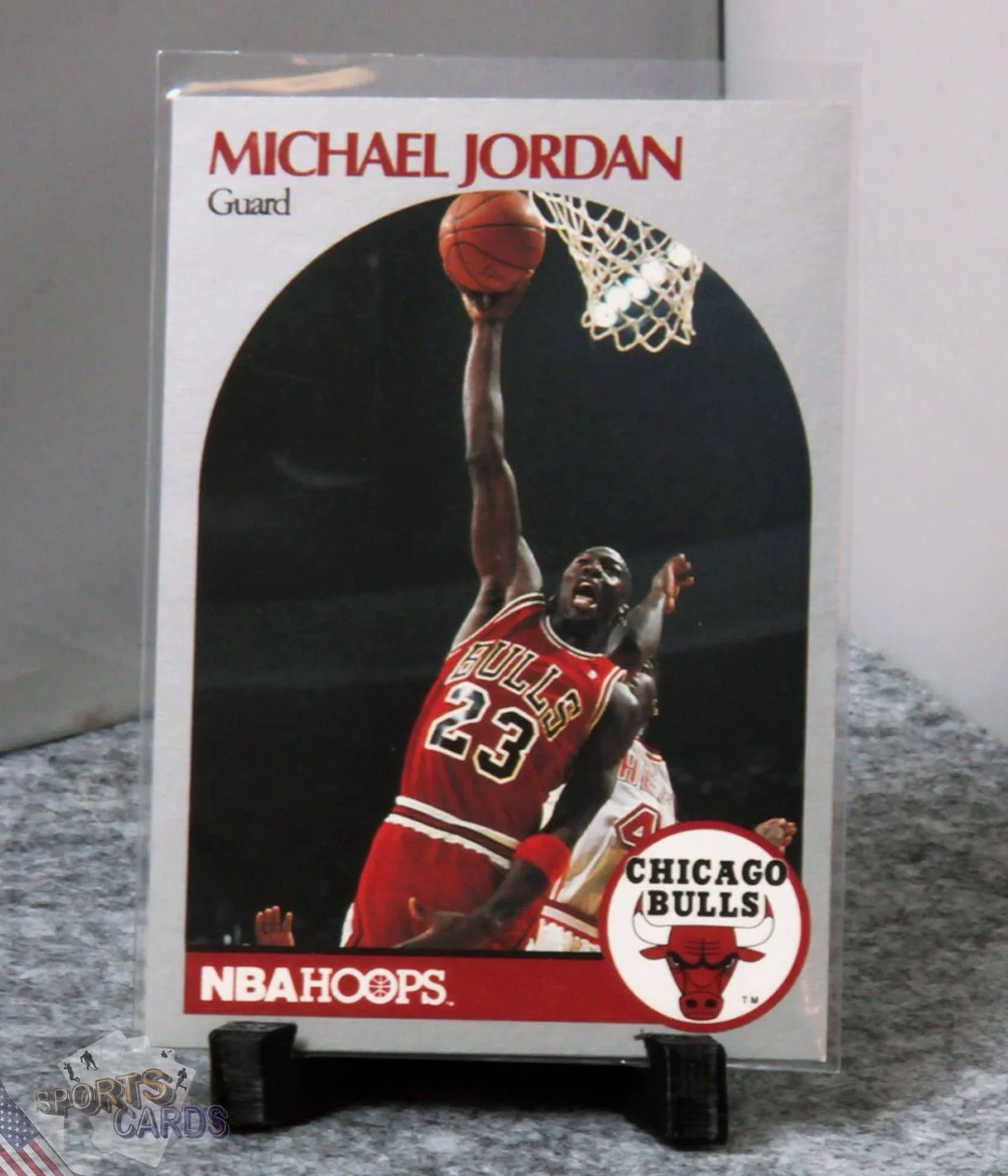 1990-91 Michael Jordan #65 NBA Hoops-stand