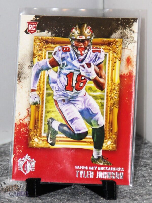 2020 Tyler Johnson #GK-25 Panini Chronicles Gridiron Kings RC - Afbeelding 3