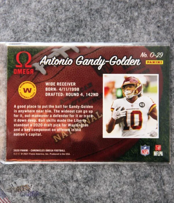 2020 Antonio Gandy-Golden #O-29 Panini Chronicles Omega RC-back