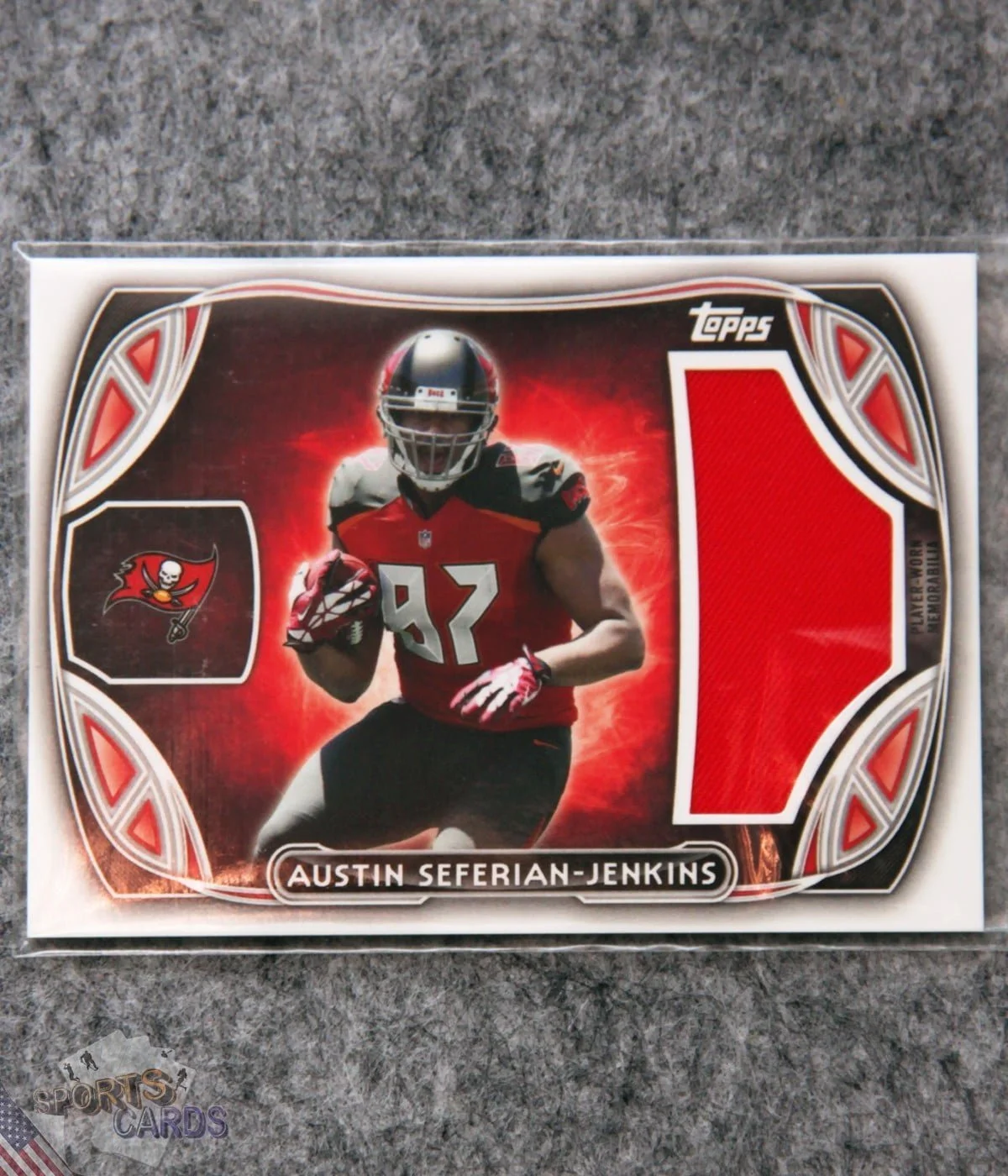 2014 Austin Seferian-Jenkins #RJR-ASJ Topps Rookie Jumbo Relic RC