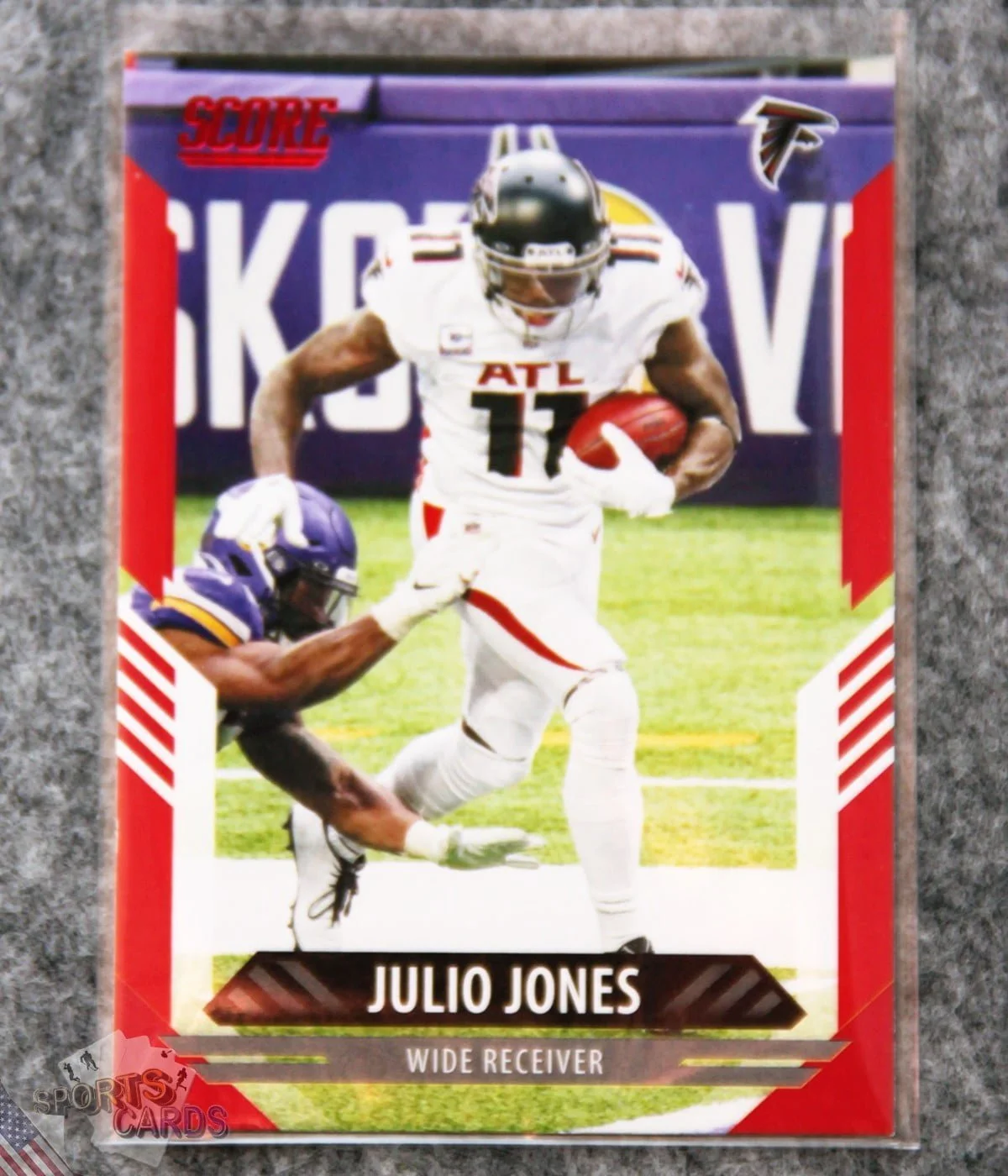 2021 Julio Jones #192 Panini Score Red-front