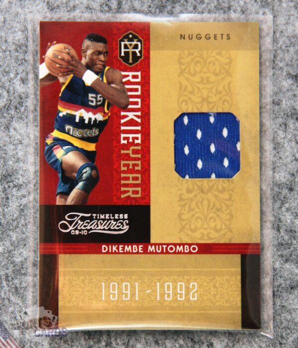 2009-10 Dikembe Mutombo #14 Panini Timeless Treasures Rookie Year /100