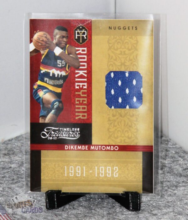 2009-10 Dikembe Mutombo #14 Panini Timeless Treasures Rookie Year /100-stand