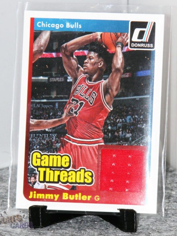 2014-15 Jimmy Butler #23 Panini Donruss Game Threads - Afbeelding 3