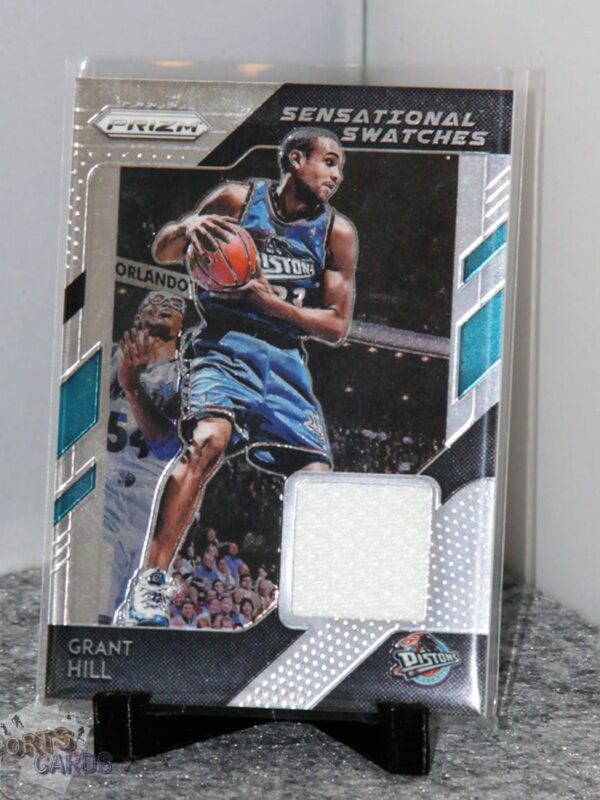 2018-19 Grant Hill #21 Panini Prizm Sensational Swatches - Afbeelding 3