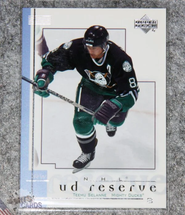 2001-02 Teemu Selanne #3 Upper Deck UD Reserve-front