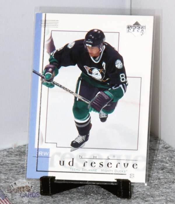 2001-02 Teemu Selanne #3 Upper Deck UD Reserve-stand