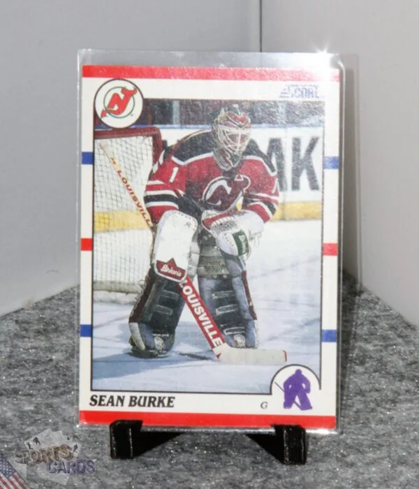 1990-91 Sean Burke #34 Score-stand