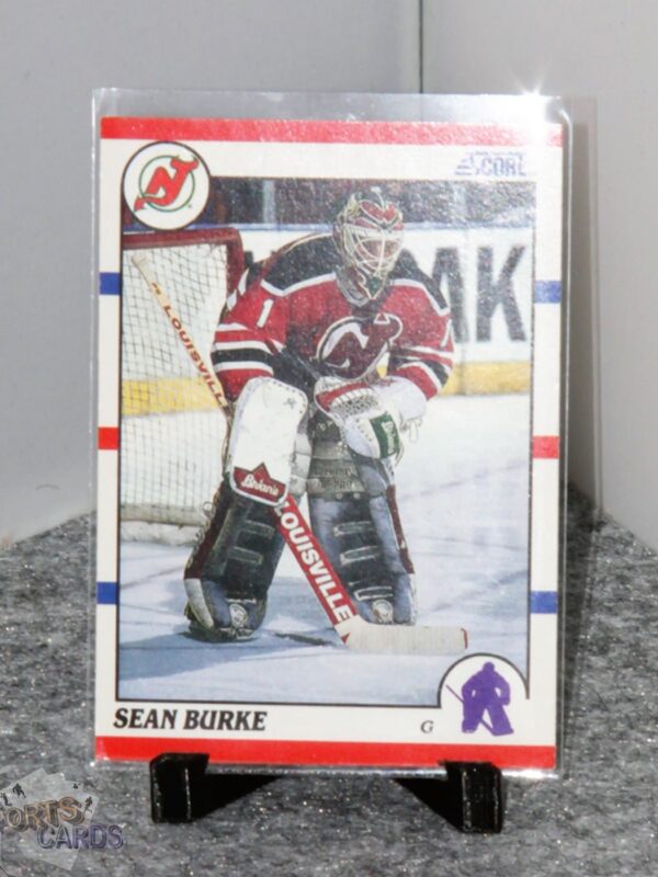 1990-91 Sean Burke #34 Score-stand