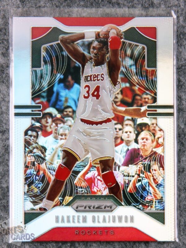 2019-20 Hakeem Olajuwon #4 Panini Prizm Silver Prizm-front
