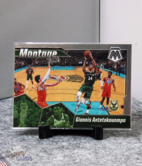 2019-20 Giannis Antetokounmpo #15 Panini Mosaic Montage-stand