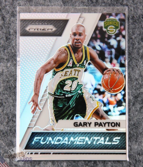 2017-18 Gary Payton #5 Panini Prizm Fundamentals Silver Prizm