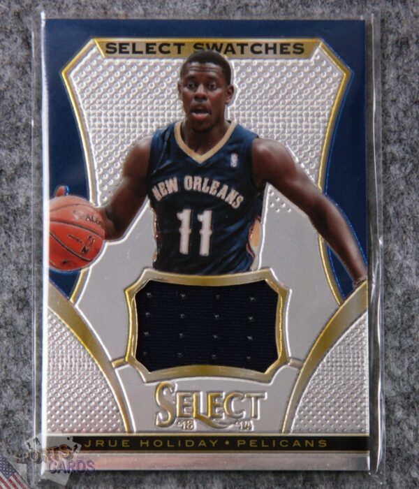 2013-14 Jrue Holiday #30 Panini Select Select Swatches-front