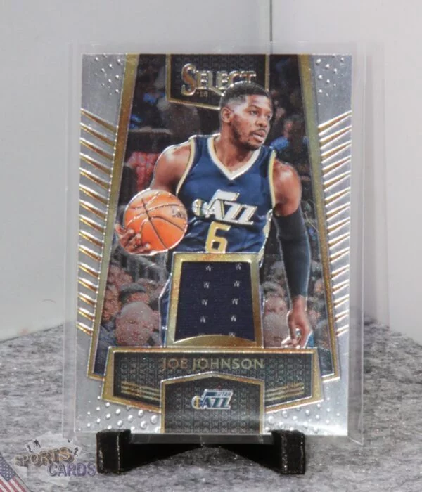2016-17 Joe Johnson #55 Panini Select Select Swatches-stand