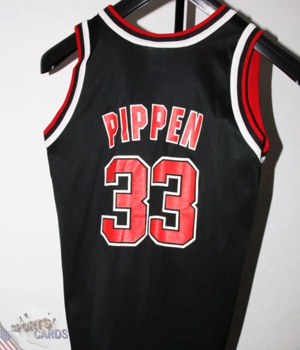 Scottie Pippen #33 Chicago Bulls NBA Road Basketball Jersey-back